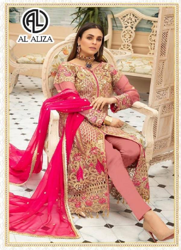 Al Aliza Sanober Festive Wear latest Designer Pakistani Salwar Suits Collection